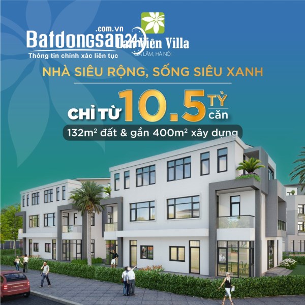 TÌM ĐÂU BIỆT THỰ SHOPHOUSE 2 MẶT TIỀN 100% VIEW CÔNG VIÊN TẠI GIA