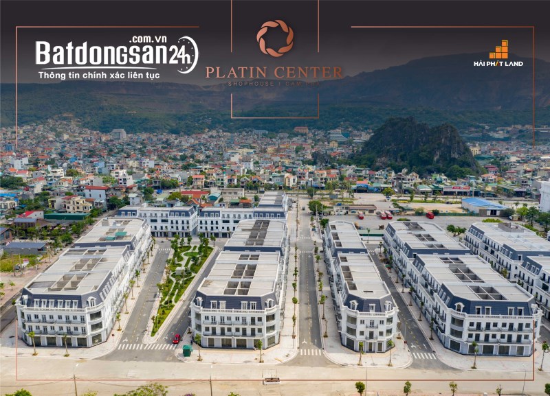 Bán Shophouse Platin Center Cẩm Phả, Quảng Ninh, Chỉ Đóng 10%, Ls 0%