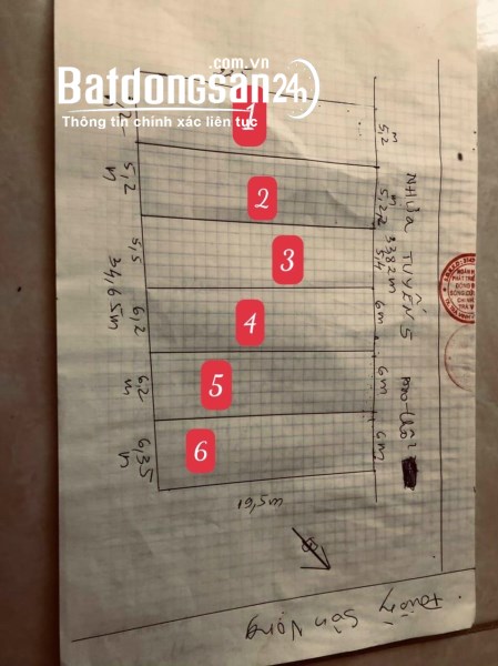 CẦN BÁN GẤP LÔ ĐẤT TRONG TUẦN ở ĐƯỜNG TUYẾN 5 – PHƯỜNG 8 – TP TRÀ