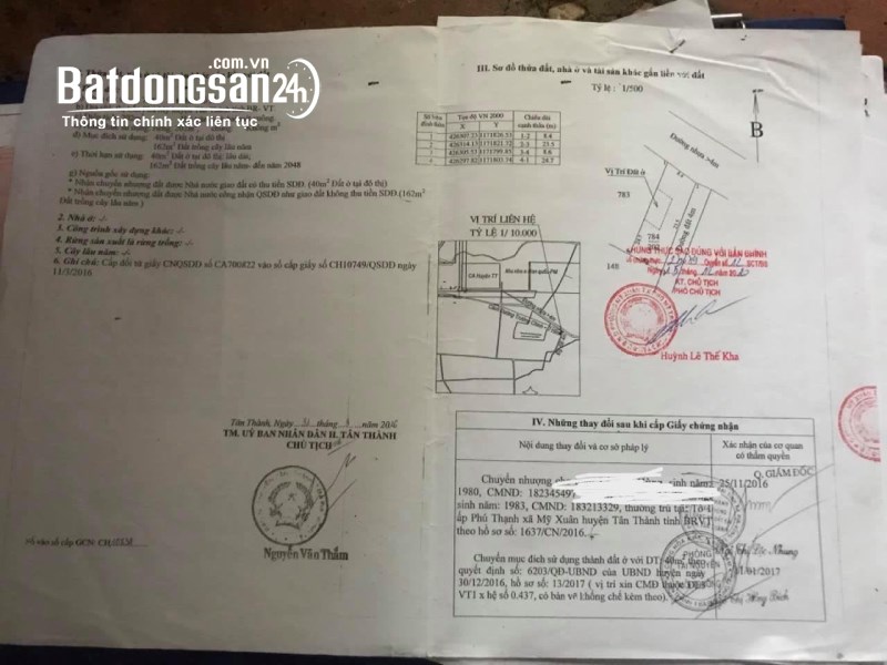 BÁN NHÀ XƯỞNG VÀ ĐẤT 2 MẶT TIỀN TX PHÚ MỸ-CẢNG QUỐC TẾ CÁI MÉP THỊ