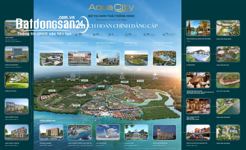 bán xuất nội bộ trong dự án AQUA CITY - biệt thự ven sông liên hệ để