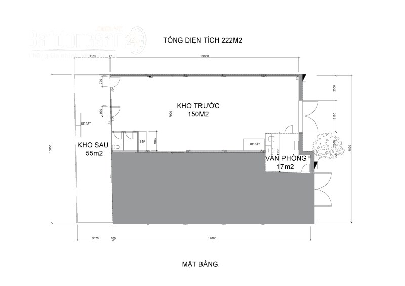 CẦN CHO THUÊ KHO/XƯỞNG CÓ VĂN PHÒNG TẠI CẦU XÓM CỦI - NGUYỄN VĂN LINH