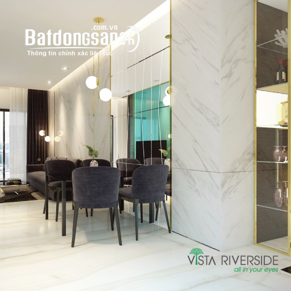 Căn hiếm tại Vista Riverside 39m2 1PN view tầng 17