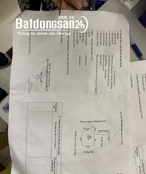 Chính chủ bán đất tại Bùi Thị Từ Nhiên- Đông Hải 1- Hải An-Hải Phòng