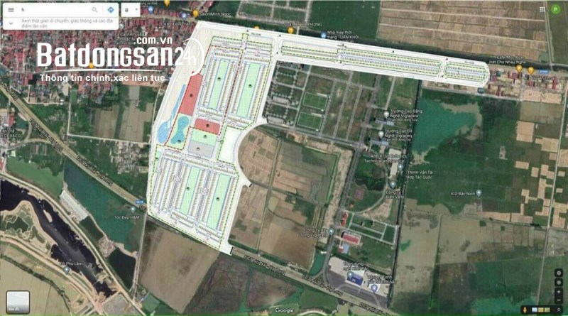 Dự án Văn Phú Đông Yên Đông Phong Sát khu công nghiệp SamSung
