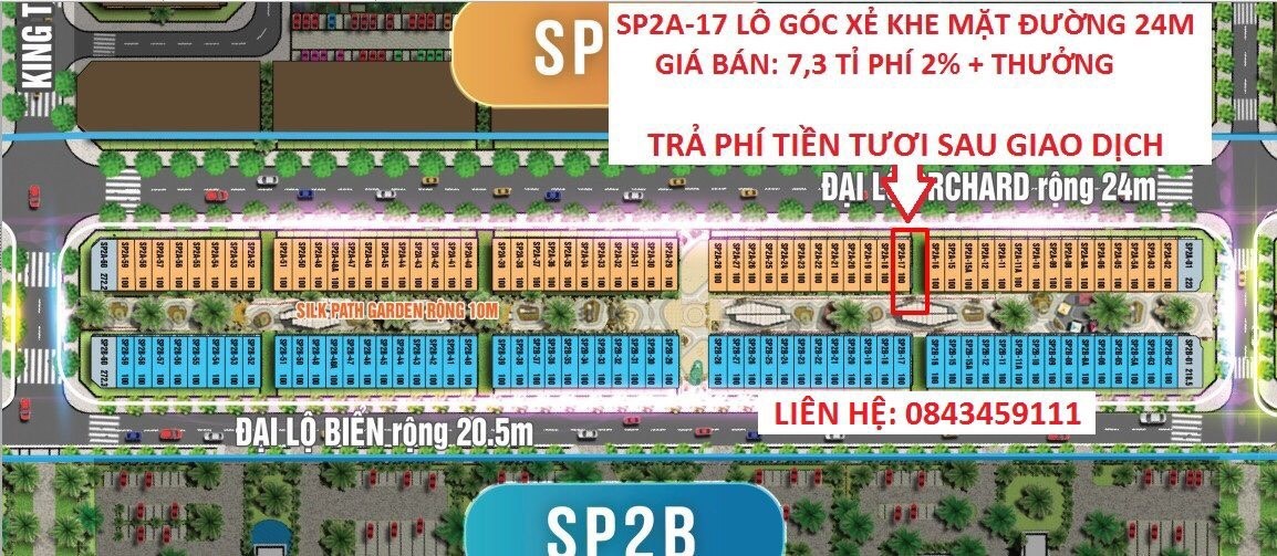 BÁN LÔ GÓC KHÔNG CHÊNH SHOPHOUSE MẶT BIỂN SILKPATH SONASEA VÂN ĐỒN.