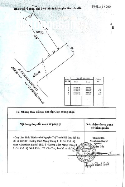 NK129- BÁN NHÀ LẦU ĐẸP HẺM 68 CMT8, NINH KIỀU, CẦN THƠ