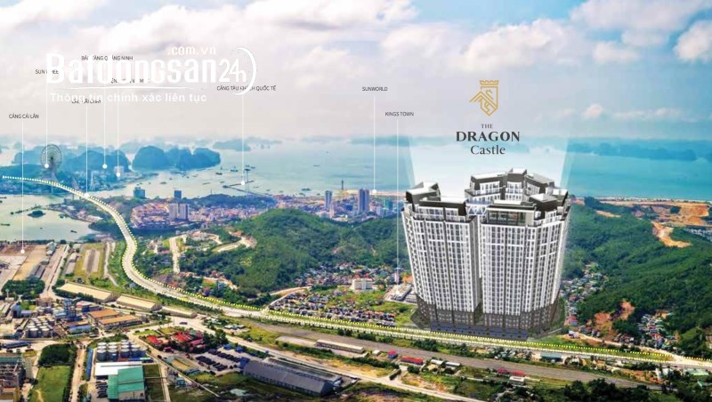 Bán căn hộ 3 ngủ dự án The Dragon Castel Hạ Long cạnh TTTM AEON Maill