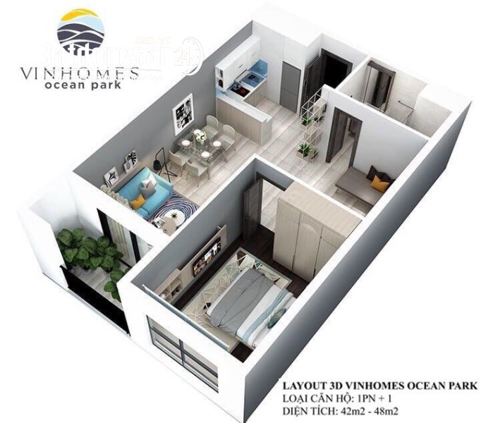 QUÝ CĂN GIÁ RẺ VINHOMES OCEAN PARK: STUDIO 900TR, 1PN 1,25 TỶ, 2PN