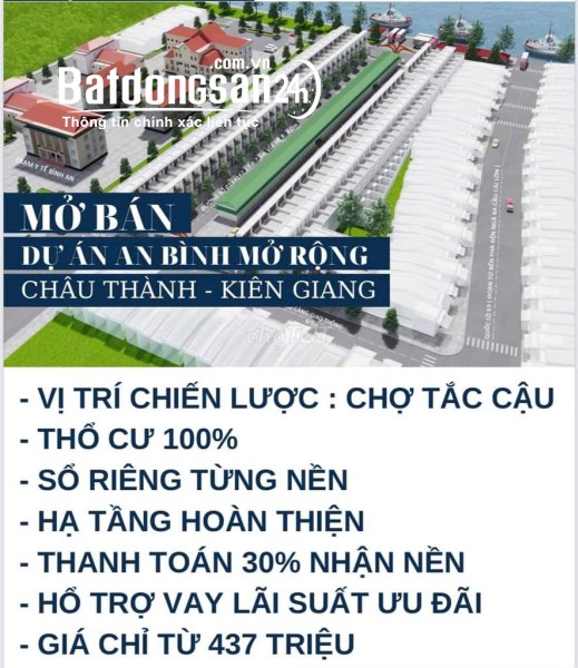 BÁN ĐẤT DỰ ÁN AN BÌNH-TẮC CẬU-CHÂU THÀNH-KIÊN GIANG