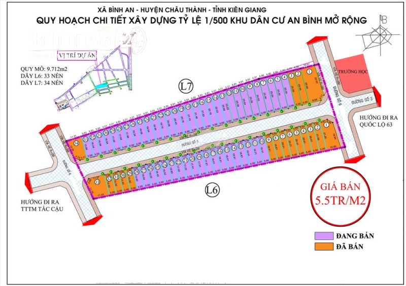 BÁN ĐẤT DỰ ÁN AN BÌNH-TẮC CẬU-CHÂU THÀNH-KIÊN GIANG