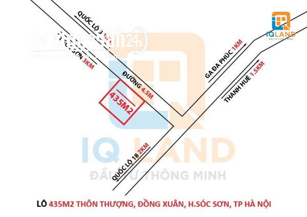 87m2 Tại Thôn Thượng-Đông Xuân-Sóc Sơn Đường Oto đi thoải mái