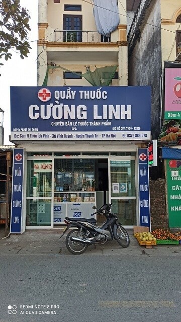 CHÍNH CHỦ SANG NHƯỢNG CỬA HÀNG THUỐC TÂY TẠI THANH TRÌ – HÀ NỘI