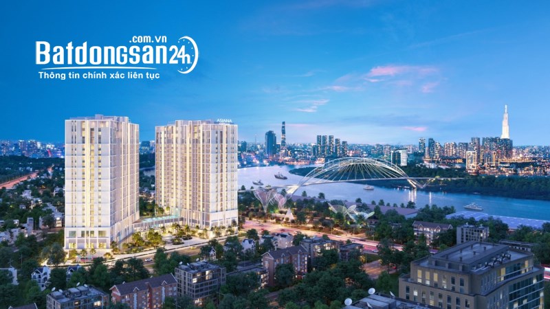 Căn hộ luxury ven sông Sài Gòn Asiana Riverside nhận booking vị trí