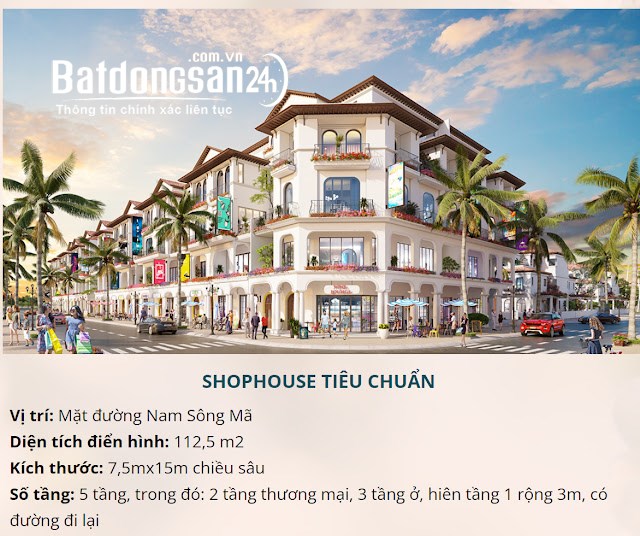 Bán căn Biệt thự Tứ lập -H1017 Sun Riverside Village Sầm Sơn, chỉ vào