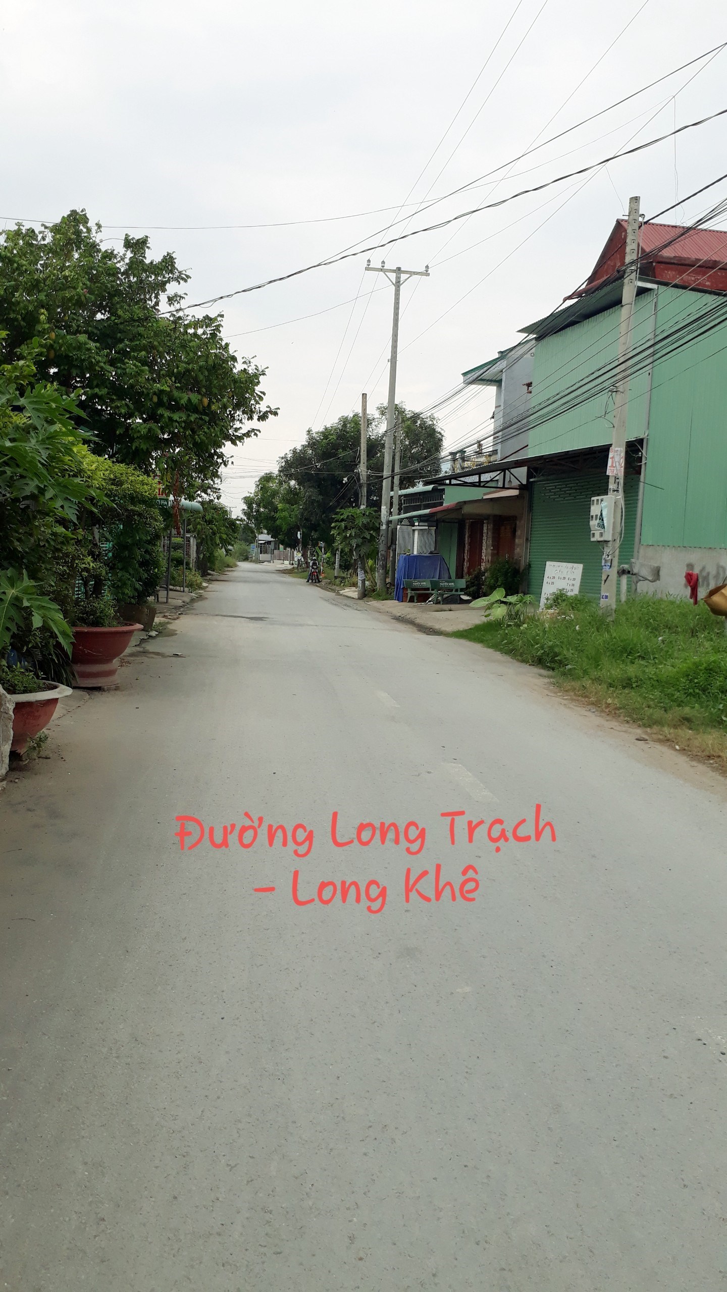 Cần Bán 163m2 Thổ,  Mặt Tiền Đường Long Trạch - Long Khê