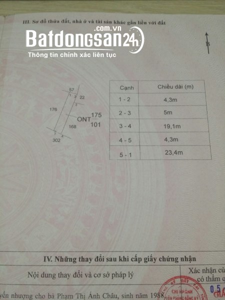 BÁN ĐẤT THỔ CƯ 101M2 NGAY ỦY BAN XÃ LONG HẬU- CẦN GIUỘC-LONG AN GIÁ