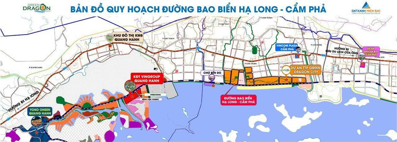 ĐẤT NỀN MẶT BIỂN KĐT HIỆN ĐẠI NHẤT TP CẨM PHẢ - GREEN DRAGON CITY -