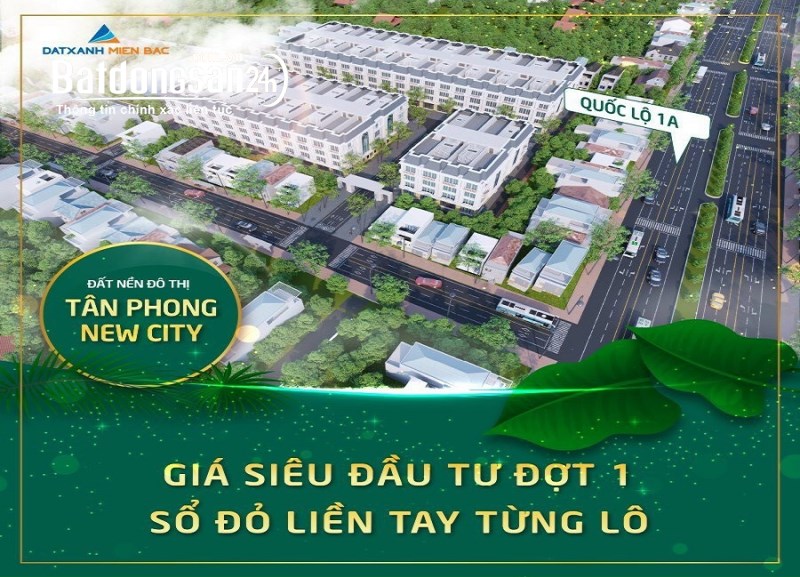 Mở Bán ĐỢT 1 35 Lô - Dự án Tân Phong New City - Quảng Xương - Thanh