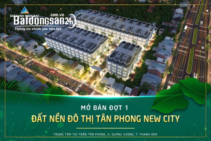 Siêu phẩm Đất Nền TT Tân Phong, Quảng Xương, Thanh Hóa