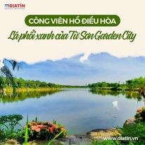 LK5 Vườn Hồng dự án Nam Hồng Từ Sơn view thẳng hồ giá đầu tư, sổ đỏ