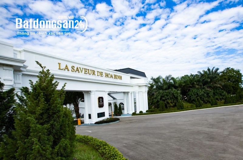 Bán lô đất biệt thự dự án La Saveur Hoà Bình Resort hồ Đồng Chanh giá