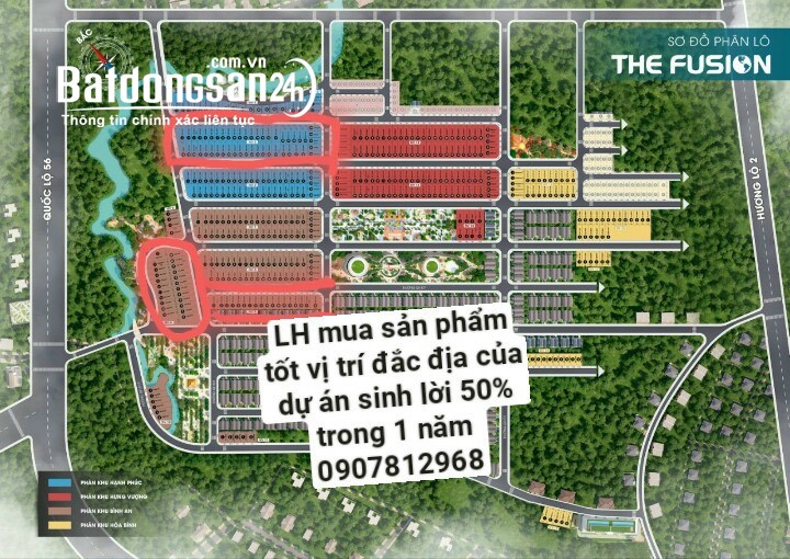 RA MẮT SIÊU PHẨM CÓ 1-0-2 CÓ DỰ ÁN FUSION BÀ RỊA- VŨNG TÀU GẦN KCN