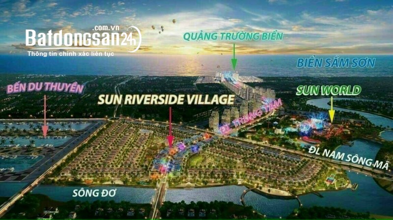 Biệt thự kề sông, cận biển đẹp nhất Sun Group tại Sầm Sơn, chỉ từ 1,3