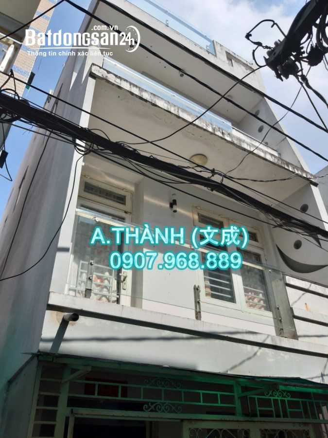 Nhà bán 4m2 x 12m,1 trệt, 2 lầu,1 sân thượng, Gia Phú , Phường 3 ,Quận 6 