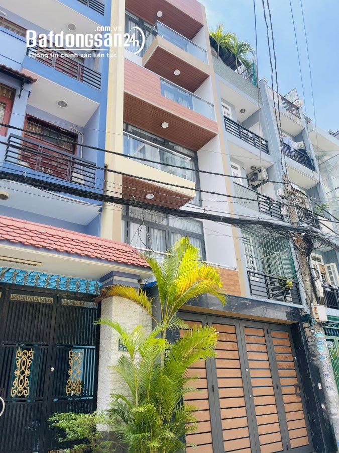 Xe hơi ngủ nhà, 4 tầng, SÁT MT Trần Quang Diệu, Q3 gần BV An Sinh, 5PN, 96m2 16.2 tỷ