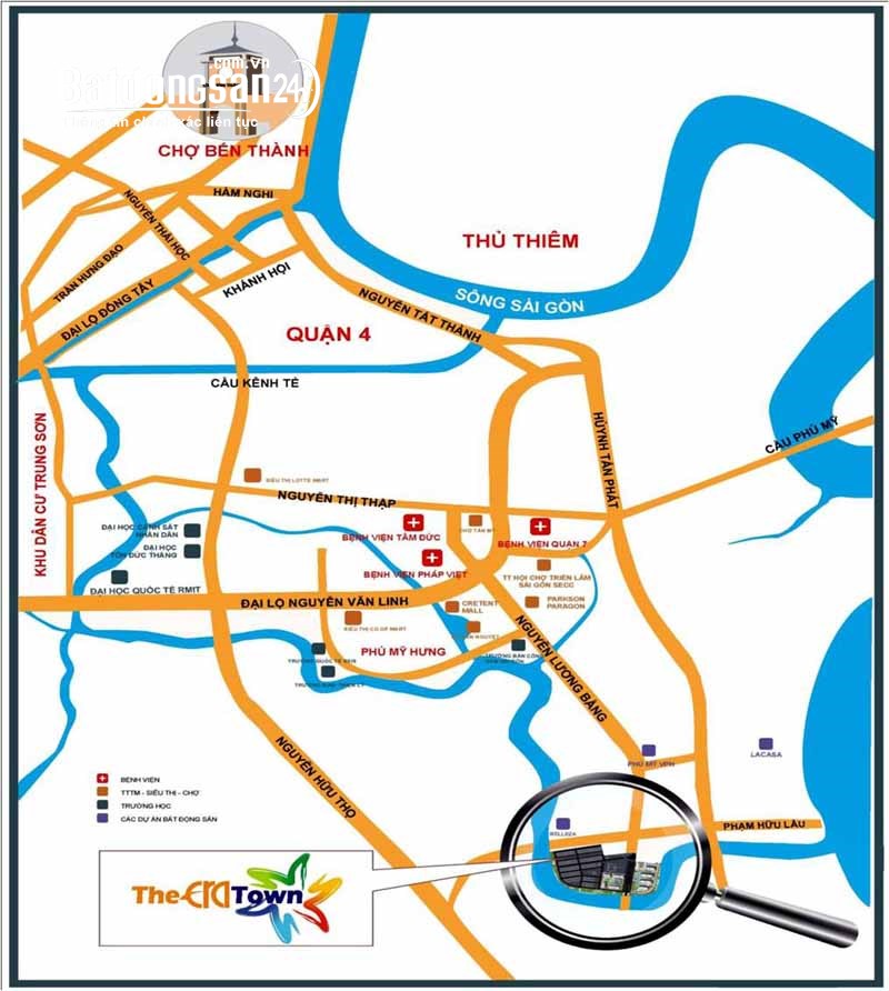 Bán căn hộ chung cư The Era Town, Đường Nguyễn Lương Bằng, Quận 7