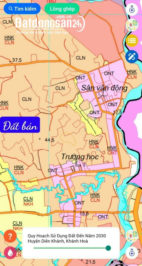 Bán đất Đường 1, Xã Diên Xuân, Huyện Diên Khánh