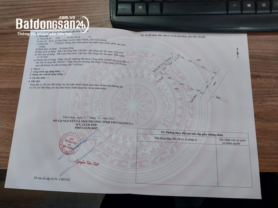 Đất bằng phẳng nằm trong tứ giác Đại học Tiền Giang & Bệnh viện Tiền Giang