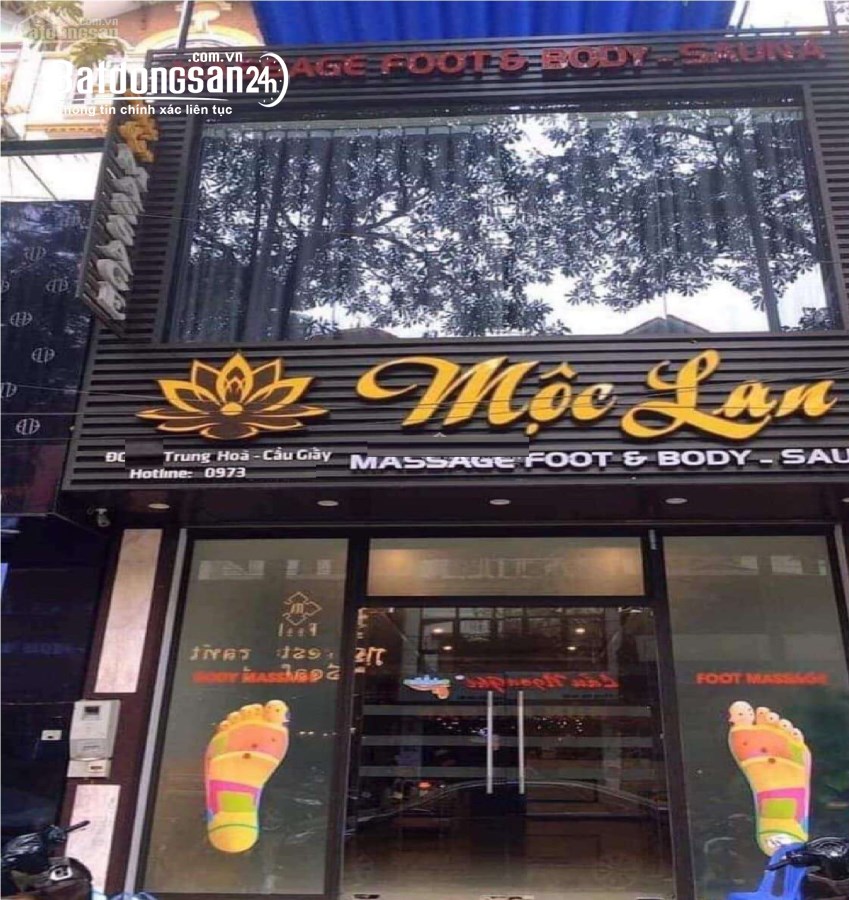 Cho thuê cửa hàng mặt phố Nghĩa Tân - Diện tích 70m2 x 2 tầng, mặt tiền 7m