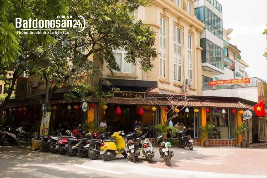 Mặt bằng KD ngõ 112 phố Trung Kính - Cầu Giấy.  Tầng 1, Diện tích 100m2 - lô góc