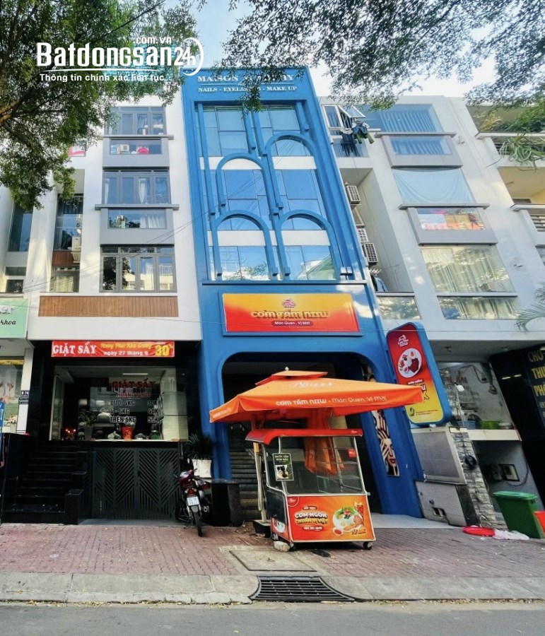 nhà 5x20m hầm 4 lầu đường thông khu Kim sơn phường tân Phong Quận 7
