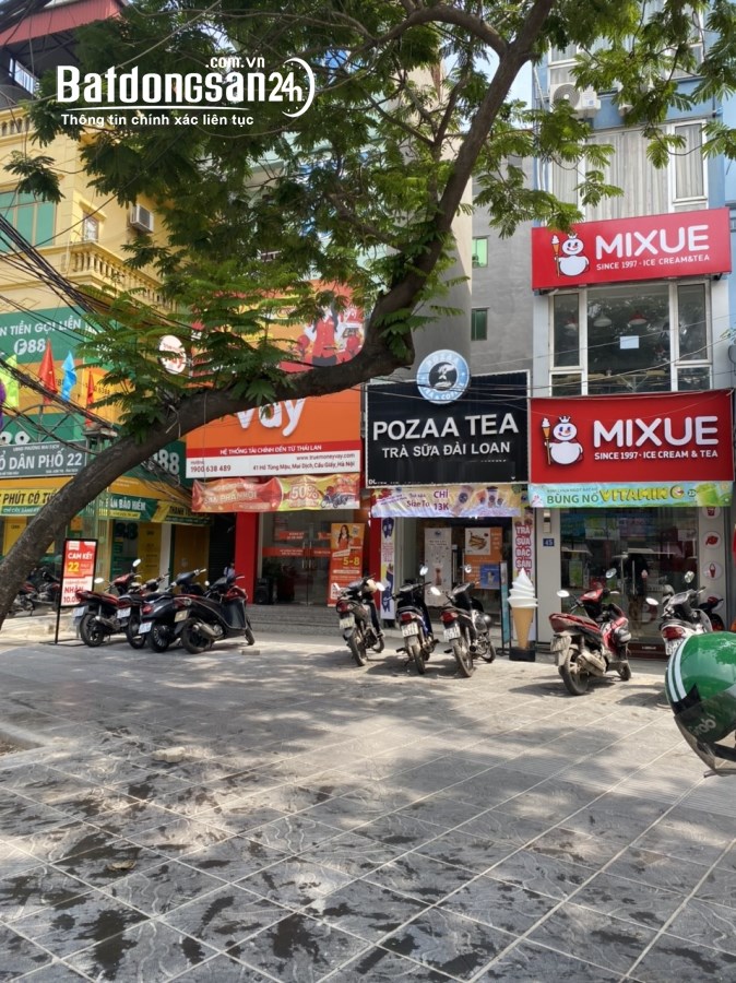 Cho thuê cửa hàng mặt phố Hồ Tùng Mậu. Diện tích 40m2, mặt tiền 3,5m