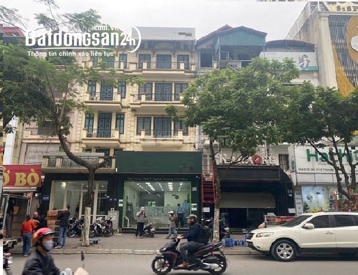 Cho thuê nhà mặt phố Trung Hòa. Diện tích 150M2 x 4.5 tầng, mặt tiền rộng 5,5m