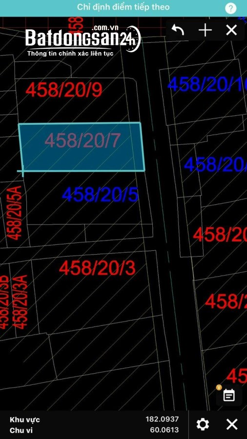 Đất xây nhà trọ 458/20/7 huỳnh tấn phát phường bình thuận q7 8.5x21m