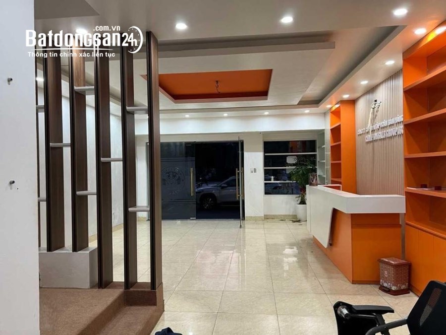 Cho thuê nhà liền kề KĐT A10 phố Nguyễn Chánh. Dt 80m2 x 4T xây thông, mặt tiền 6m 