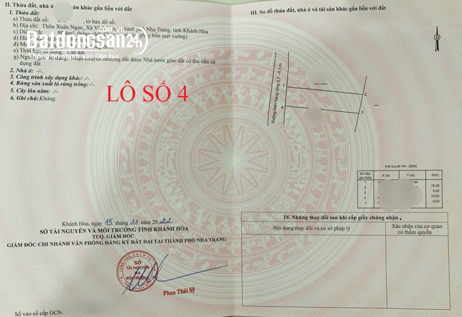 (VN78) BÁN ĐẤT HẺM OTO THÔN XUÂN NGỌC - VĨNH NGỌC