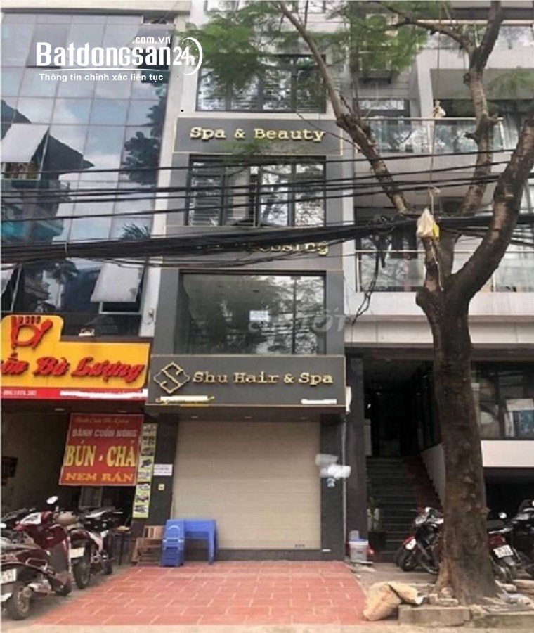 Nhà mặt phố Trần Quốc Hoàn, Dt 60m2 x 6 tầng có 1 hầm và Thang Máy