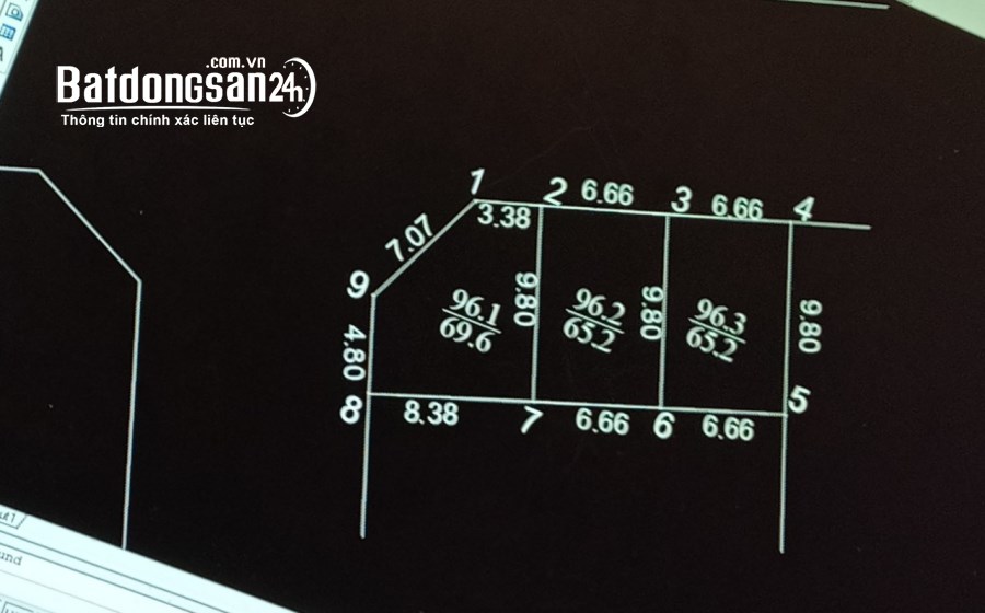 Bán lô góc 200m Ngã 3 đường đôi vỉa hè 5m đối diện trường mầm non DHQG