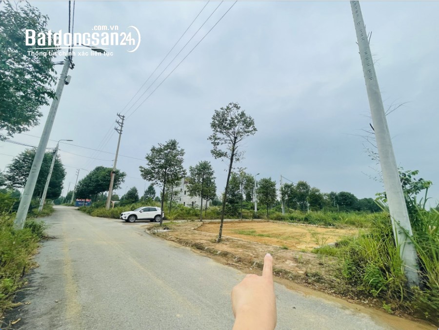 Bán 110m Tái định cư Hòa Lạc, 22tr mặt 6,66m vỉa hè 4.5m đườg đôi 38m