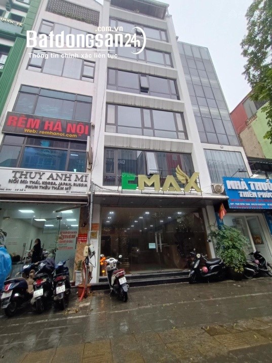 Nhà mặt phố Trương Công Giai. DT 90m2 x 6,5 tầng có Thang Máy xây thông, Măt tiền 6m