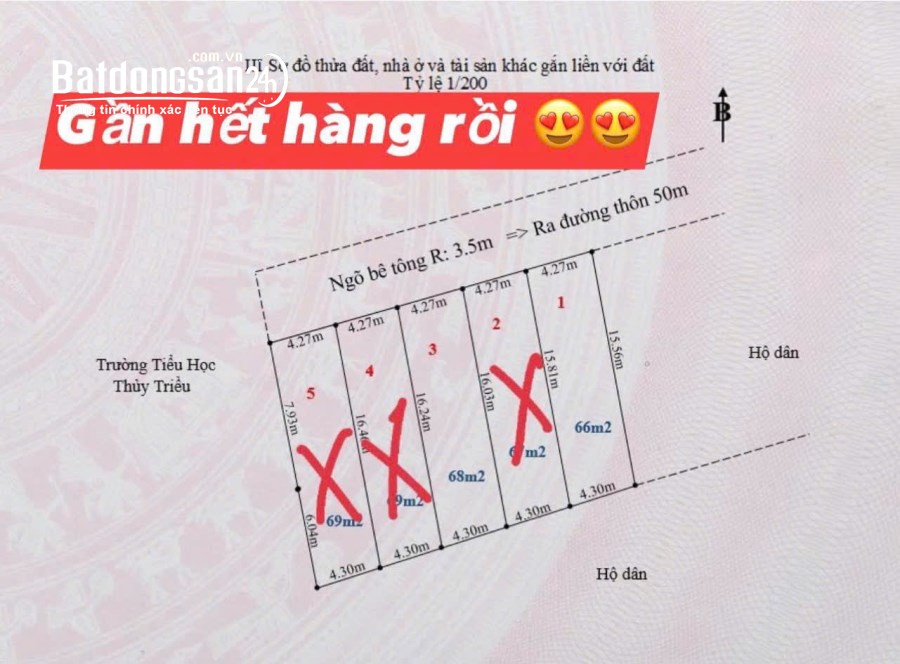 Bán đất Đường 359, Xã Thủy Triều, Huyện Thuỷ Nguyên