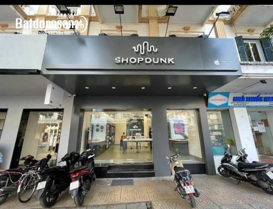 Cửa hàng, Mbkd nhà mặt phố Quan Hoa. Dt 80m2 x 1 tầng riêng biệt, Mt 7m 