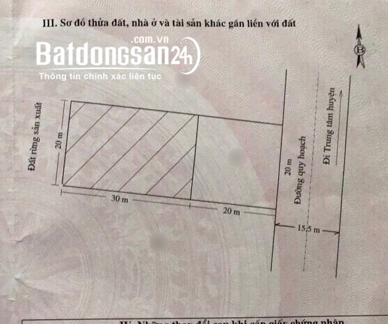 BÁN ĐẤT THÔN TU RẰNG -XÃ MĂNG CÀNH - H,KON PLONG -T,KON TUM DT:1000M2
