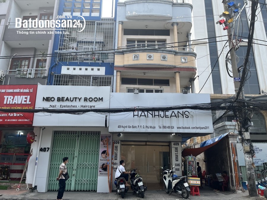 Cho thuê MT Huỳnh Văn Bánh phường 11 Phú Nhuận 6x15m