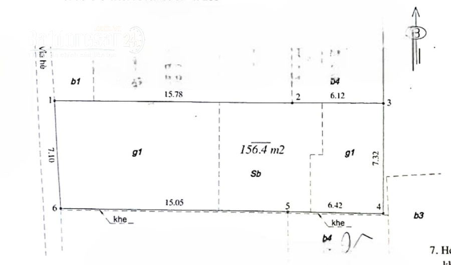 Phố Huế Bà Triệu 1 Sổ 1 Chủ 160M2 Mặt Tiền 7M 80 Tỷ ( 500Tr/m) – Có GPXD